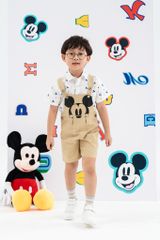 Quần yếm bé trai Mickey Rabity 5729