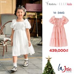 Đầm váy thô ngắn tay bé gái Rabity x ELLE Kids- designed in Paris 83018