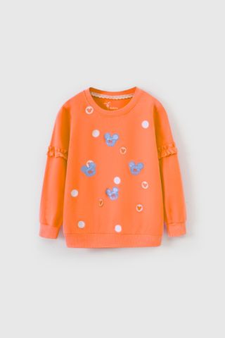 Áo thun dài tay bé gái Rabity 93872.01