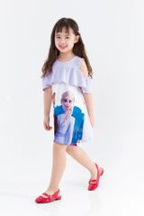 Đầm váy Elsa bé gái Rabity 5295