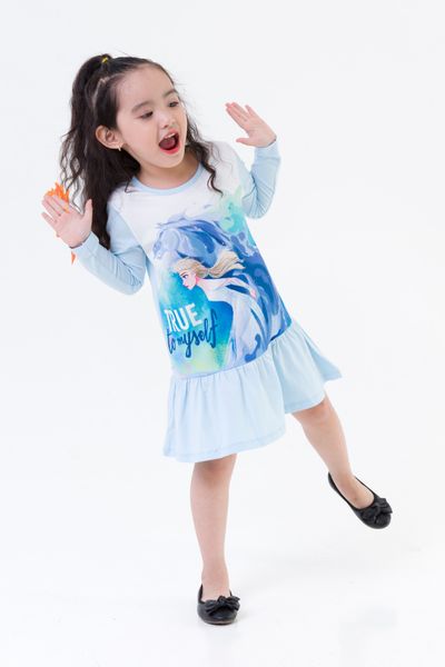Đầm công chúa Elsa kèm choàng váy cho bé gái từ 210 tuổi CVG40233P  Bé  Cưng Shop