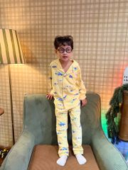 Bộ thun Pijama bé trai Rabity 92695.01