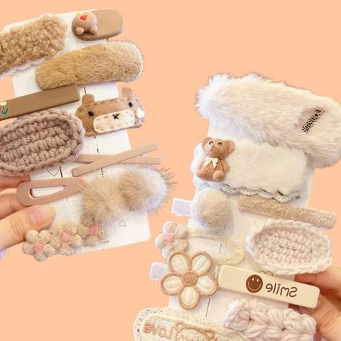 [QUÀ TẶNG] Set kẹp tóc bé gái Rabity 70042