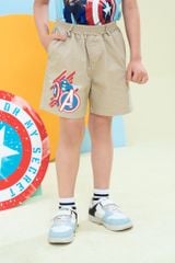 Quần short kaki Captain America bé trai Rabity 5800