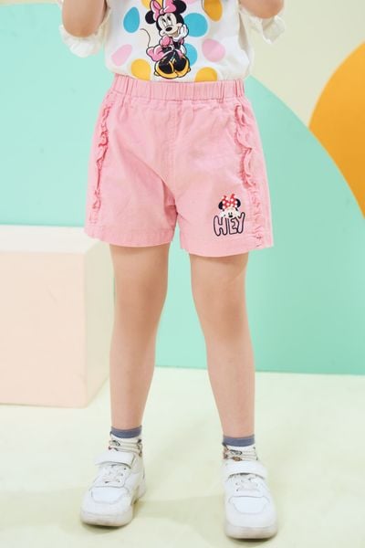 Quần short thô Minnie bé gái Rabity 532.001