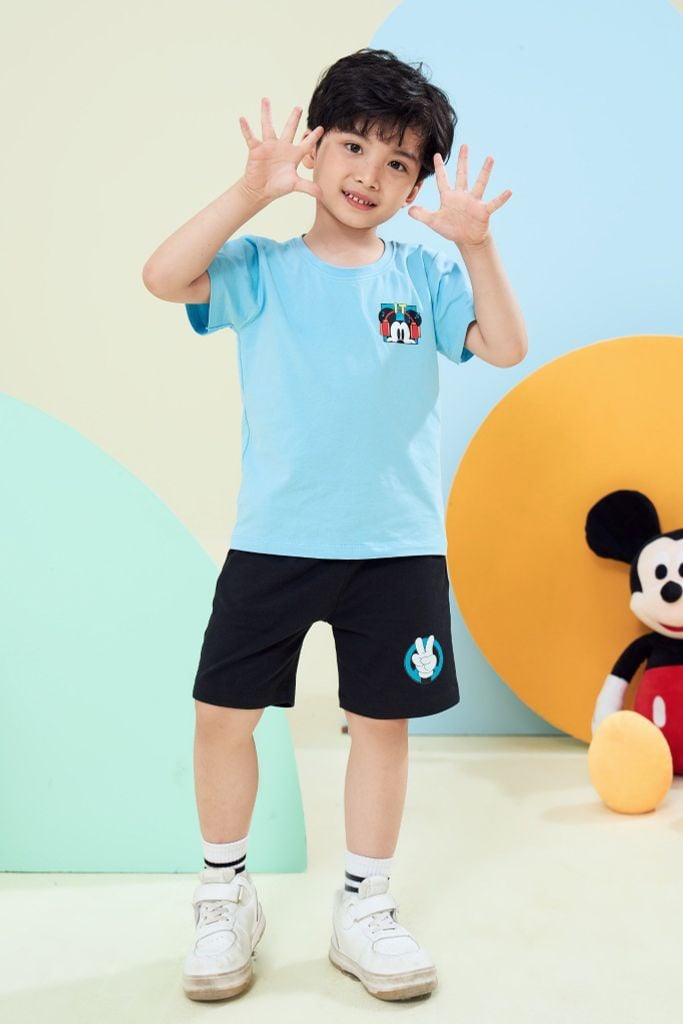 Bộ thun ngắn tay Mickey bé trai Rabity 560.002