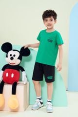 Bộ thun ngắn tay Mickey bé trai Rabity 560.003