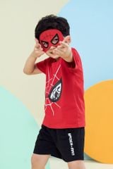 Bộ thun ngắn tay Spider-man bé trai Rabity 560.005