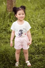 Quần short bé gái in hình thỏ Rabity 91012