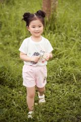 Quần short bé gái in hình thỏ Rabity 91012