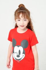 Áo thun Mickey ngắn tay bé gái Rabity 5125