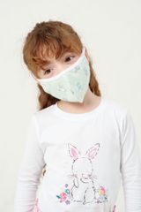 Combo 10c khẩu trang Organic Cotton bé trai/bé gái Rabity 2004 màu ngẫu nhiên