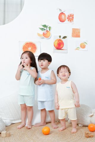 Bộ sợi Modal Easy Wear sát nách Rabity 91044 (bé trai/bé gái)