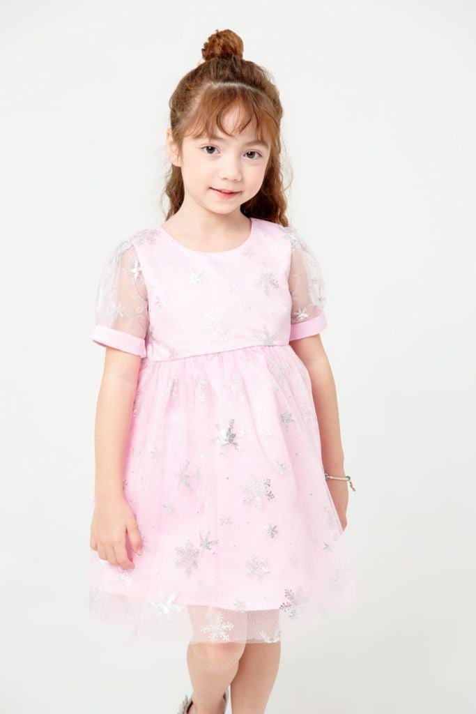 Đầm váy voan công chúa bé gái Rabity 90326
