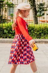 Đầm váy thô dài tay bé gái Rabity x ELLE Kids - designed in Paris 83042