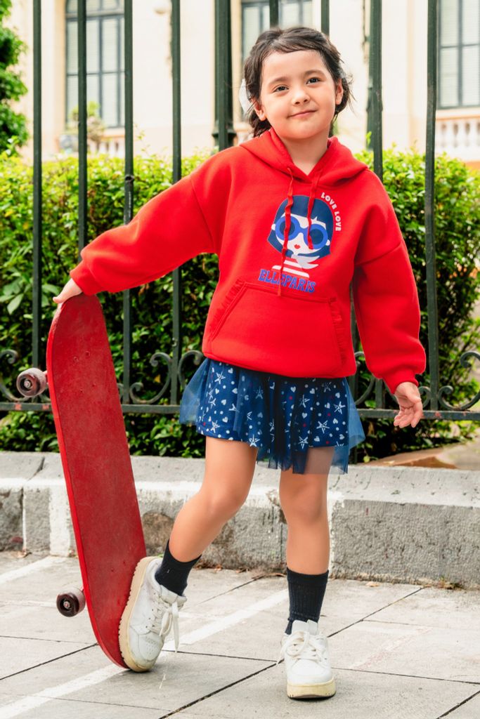 Chân váy phối voan bé gái Rabity x ELLE Kids - designed in Paris 83030