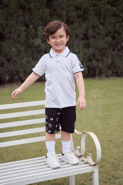 Quần short kaki bé trai Rabity x ELLE Kids- designed in Paris 80036