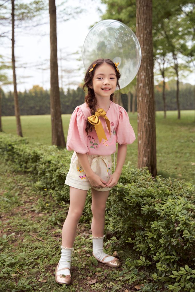 Quần short bé gái Rabity x ELLE Kids- designed in Paris 81008