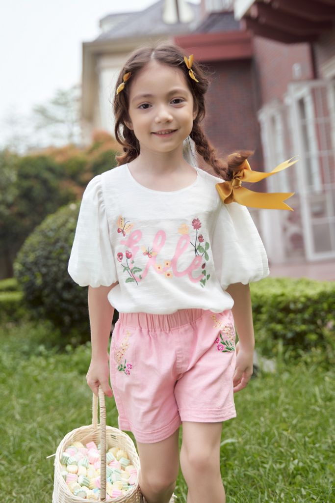 Quần short bé gái Rabity x ELLE Kids- designed in Paris  81019