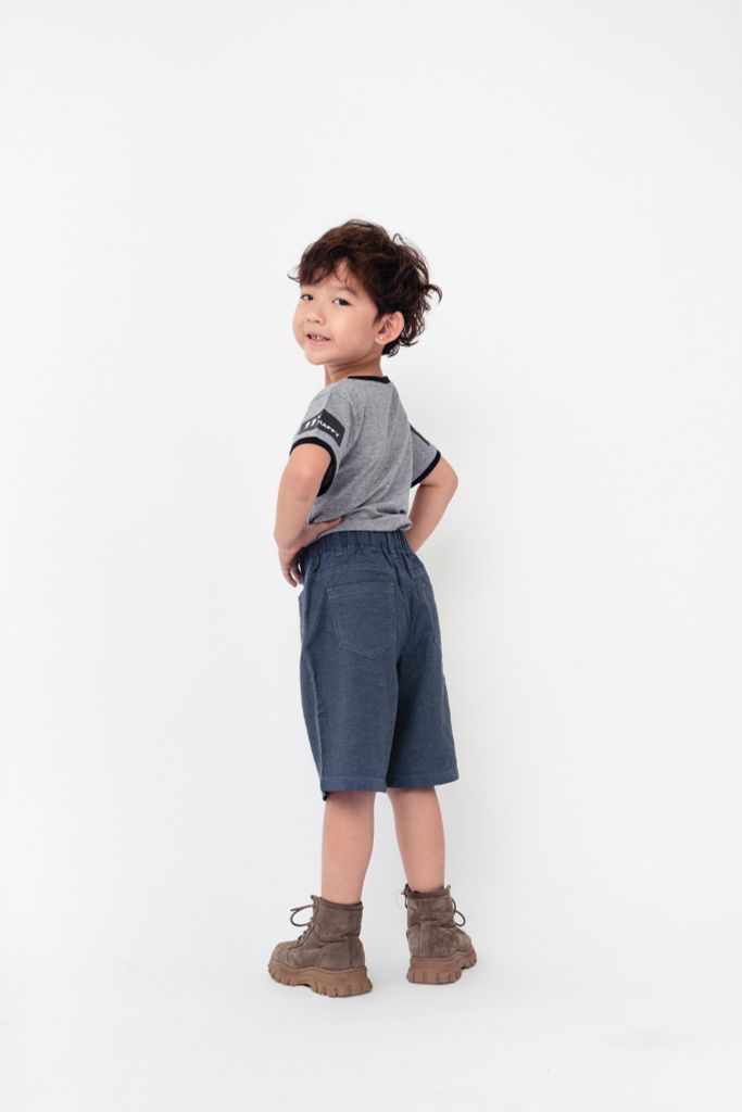 Quần short jean bé trai Rabity 9023