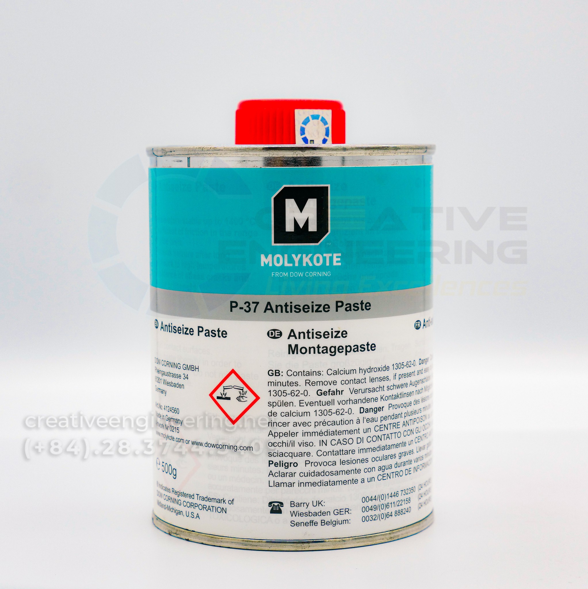 Mỡ Boi Trơn Molykote P 37 Tinh Khiết Chịu Nhiệt Cao Chống Kẹt Khớp Creative Engineering Mỡ Boi Trơn Molykote P 37 Tinh Khiết Chịu Nhiệt Cao Chống Kẹt Khớp Creative Engineering
