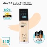  Kem Nền Maybelline New York Fit Me Matte+ Poreless Kiềm Dầu Chống Nắng Spf22 30ml .#110 Porcelain 