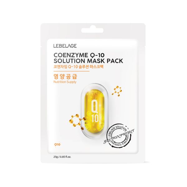  Mặt Nạ Bổ Sung Coenzyme Lebelage Coenzyme Q-10 Solution Mask 25g 