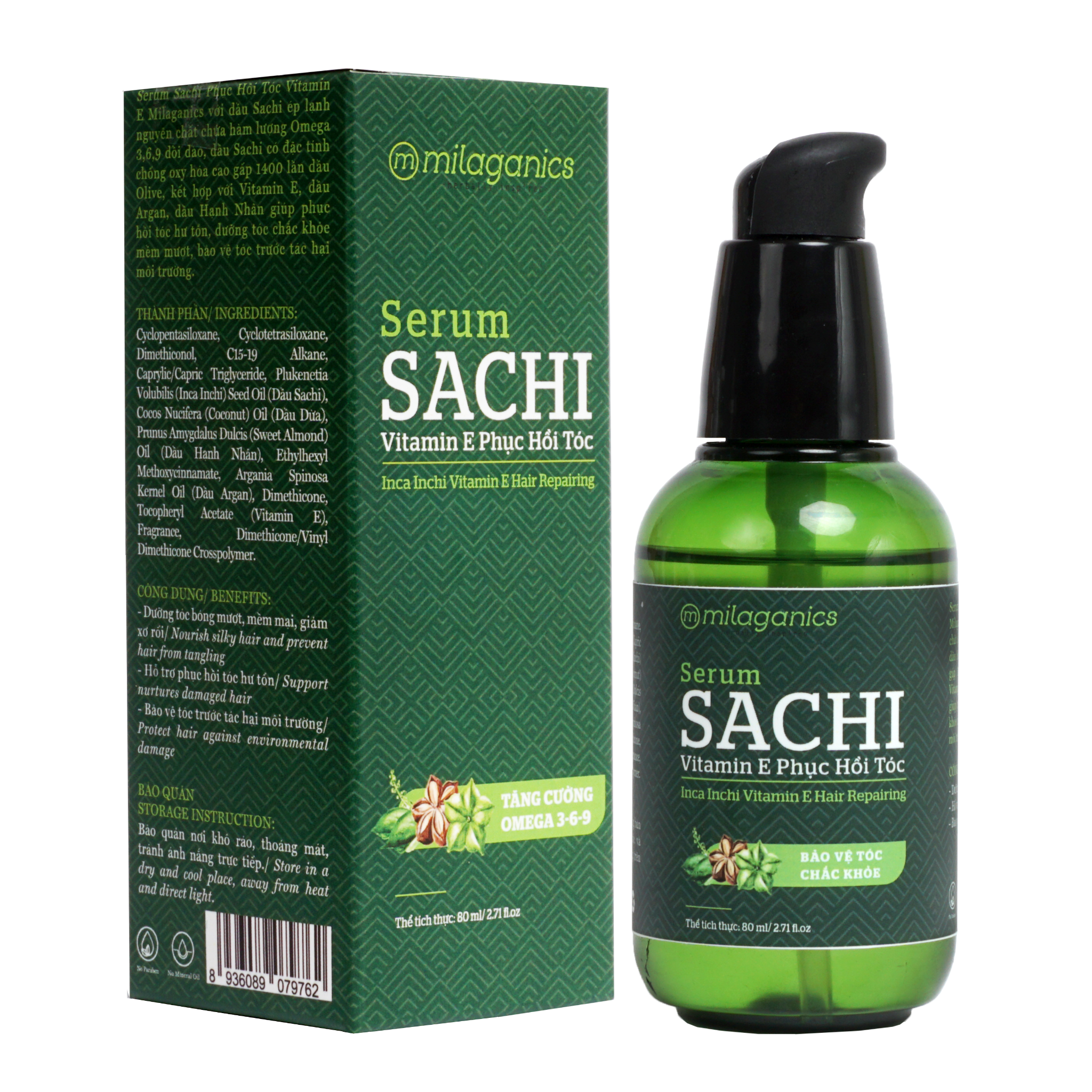 Serum Sachi Phục Hồi Tóc Vitamin E Milaganics 80ml – Kềm Nghĩa - Nghia Nippers Serum Sachi Phục Hồi Tóc Vitamin E Milaganics 80ml – Kềm Nghĩa - Nghia Nippers