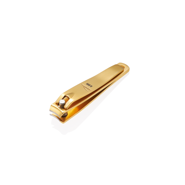  Bấm móng tay inox Kềm Nghĩa mạ vàng 24K lưỡi cong loại lớn B.999 