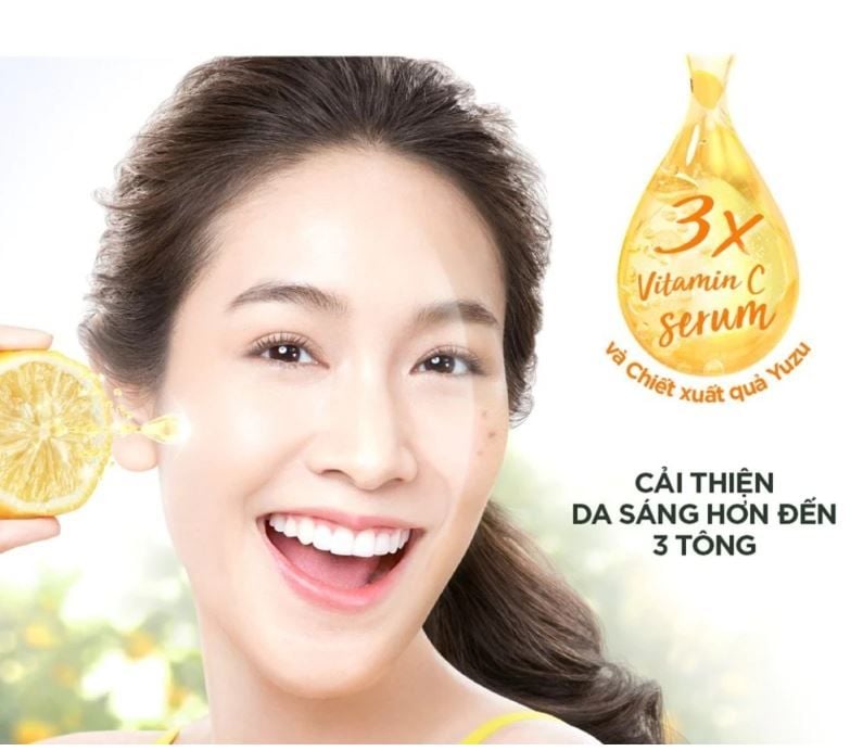  Kem Dưỡng Garnier Tinh Chất Serum Sáng Da Ban Ngày Light Complete Speed Serum Cream Spf30 50ml 