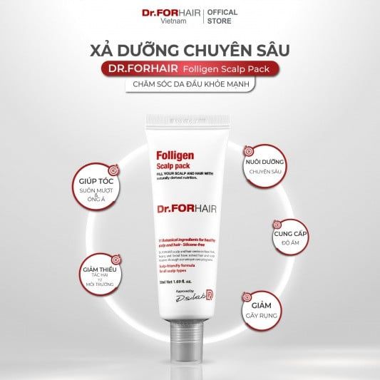  [Quà tặng] Dầu xả Dr.Forhair Folligen Scalp Pack 50ml - QT không bán 