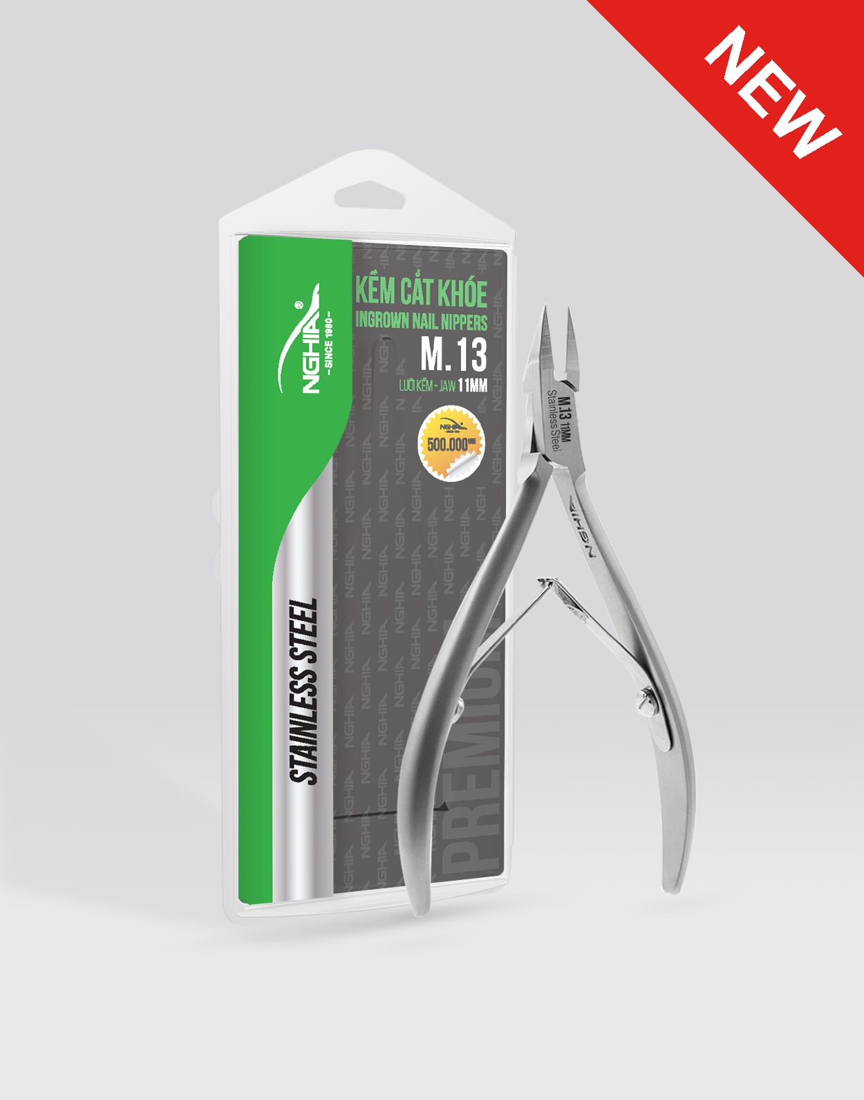 Kềm cắt khóe Kềm Nghĩa thép không gỉ M.13
