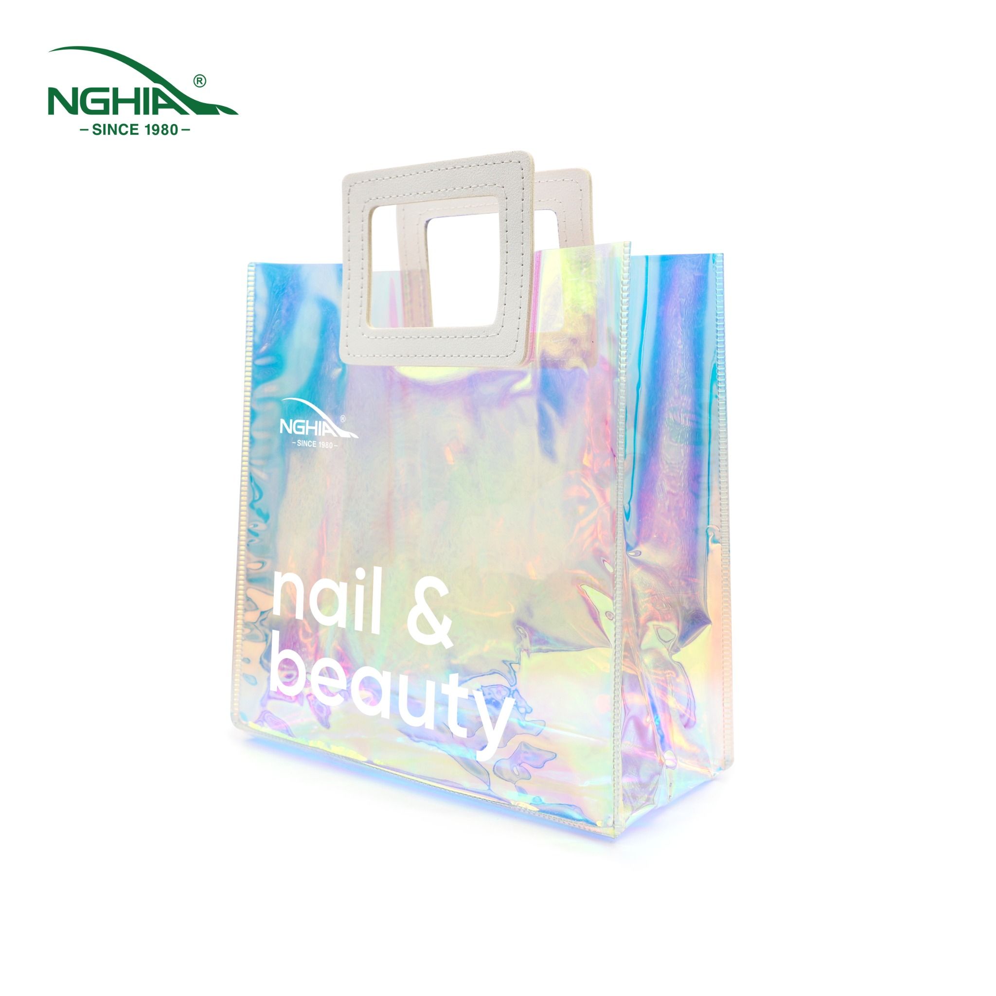  Túi nhựa PVC hologram size S 20x20x10cm 