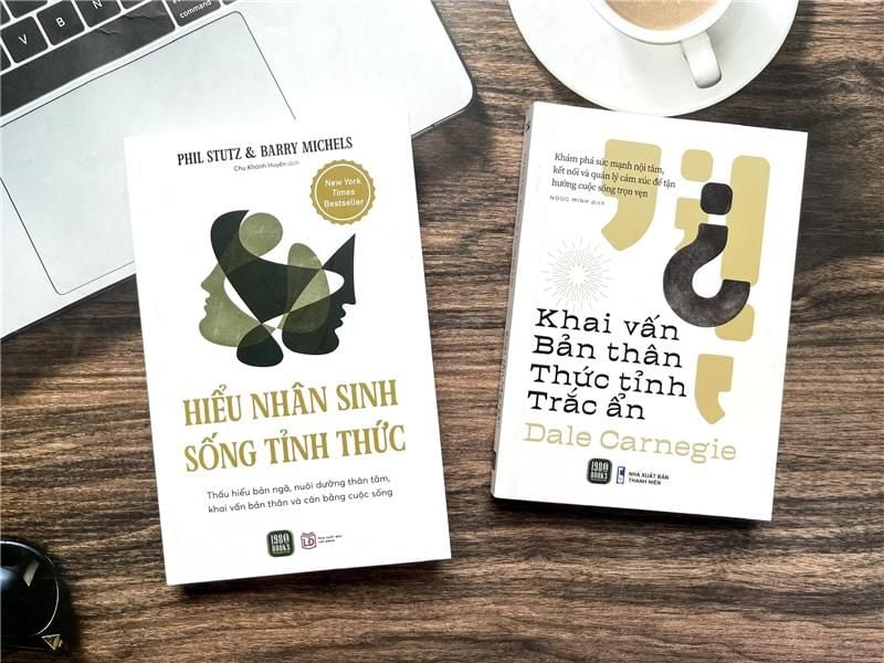  Combo 2 cuốn sách Hiểu nhân sinh sống tỉnh thức + Khai vấn bản thân thức tỉnh trắc ẩn 