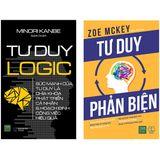  Combo 2 Cuốn: Tư Duy Phản Biện + Tư Duy Logic 