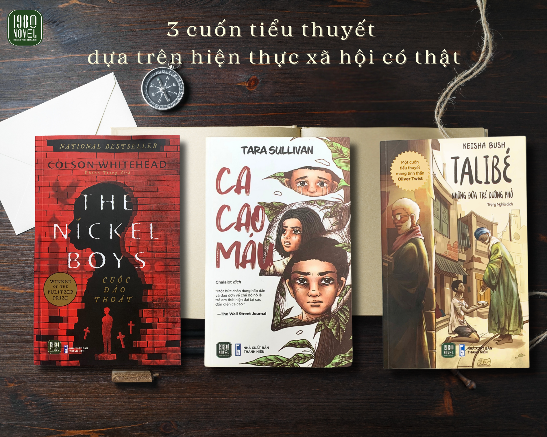  [Combo 3 cuốn] Cacao máu + Cuộc đào thoát - Talibé - Những đứa trẻ đường phố 