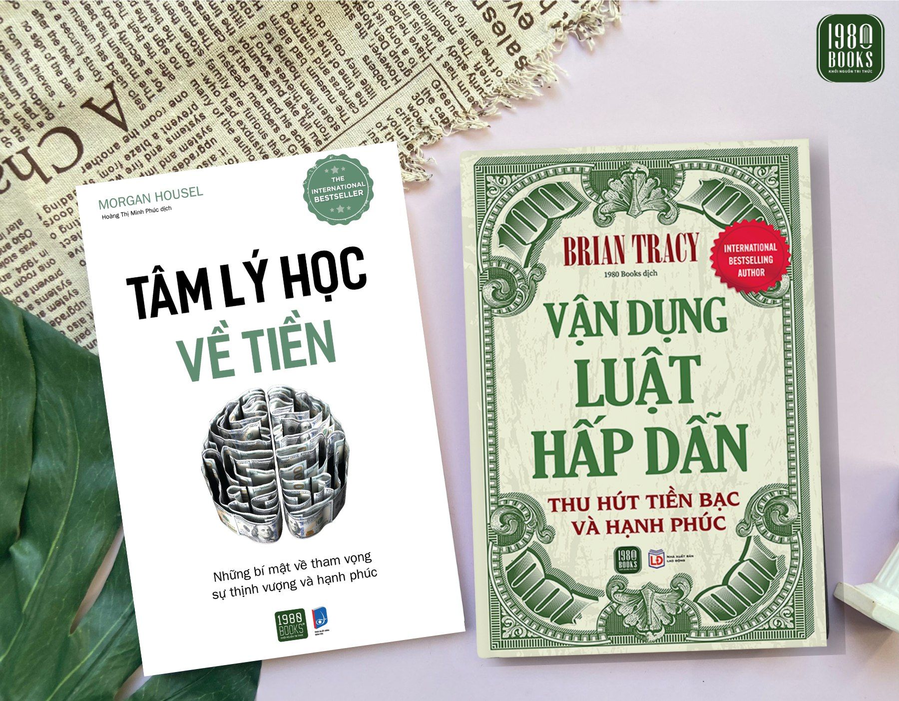  Combo 2 cuốn Tâm Lý Học Về Tiền + Vận dụng luật hấp dẫn thu hút tiền bạc 