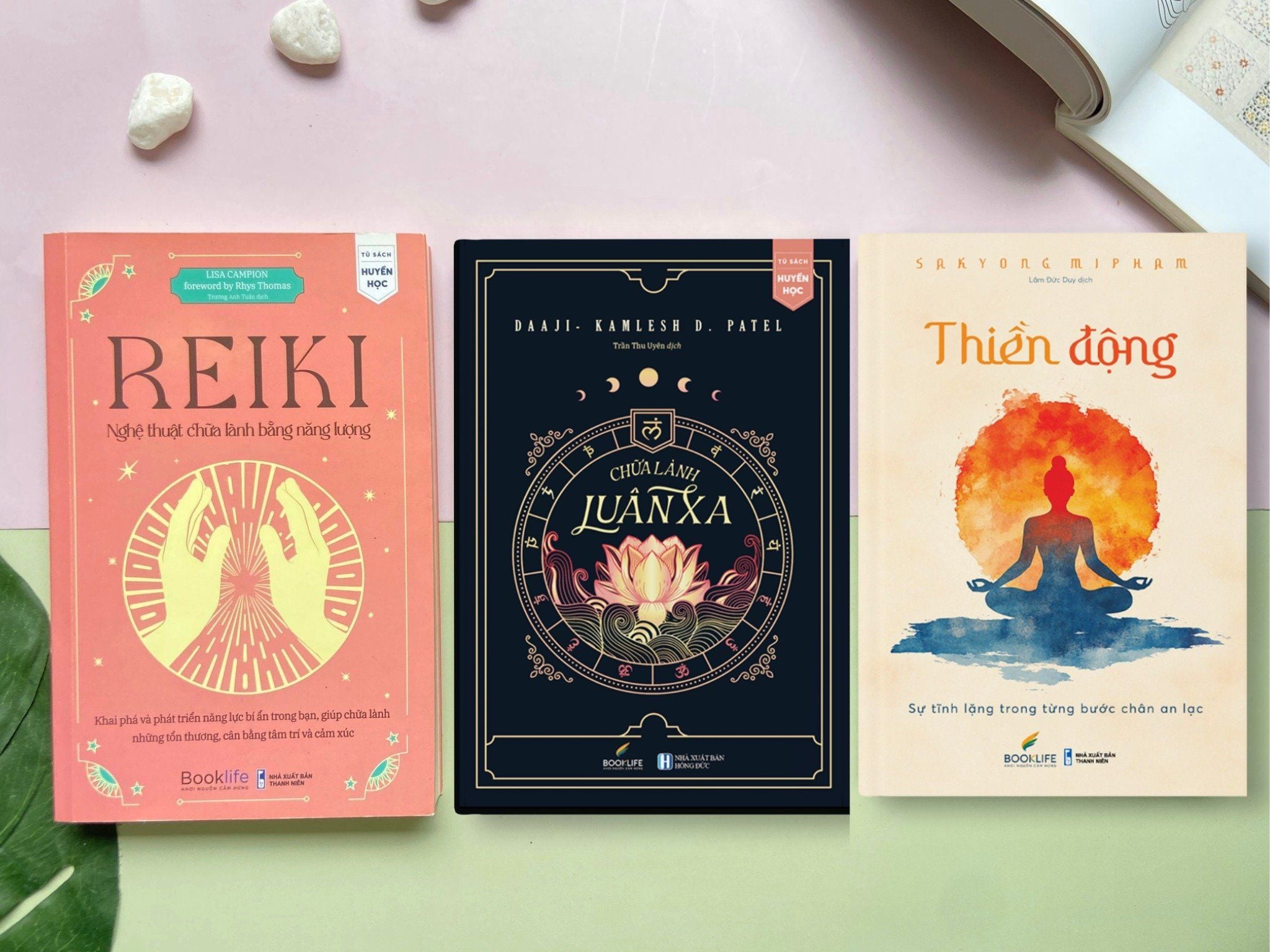  3 cuốn Reiki - Chữa Lành Luân Xa + Thiền Động 