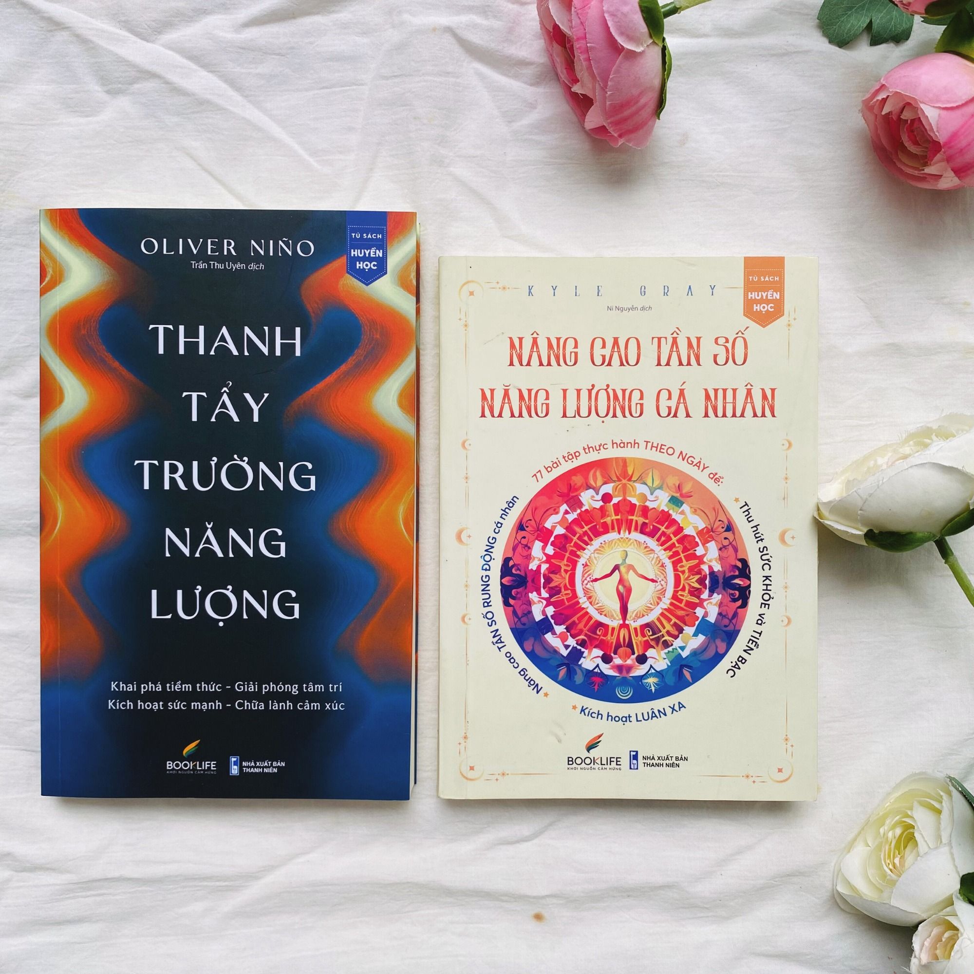  Combo 2 cuốn sách Nâng cao tần số năng lượng cá nhân + Thanh tẩy trường năng lượng 