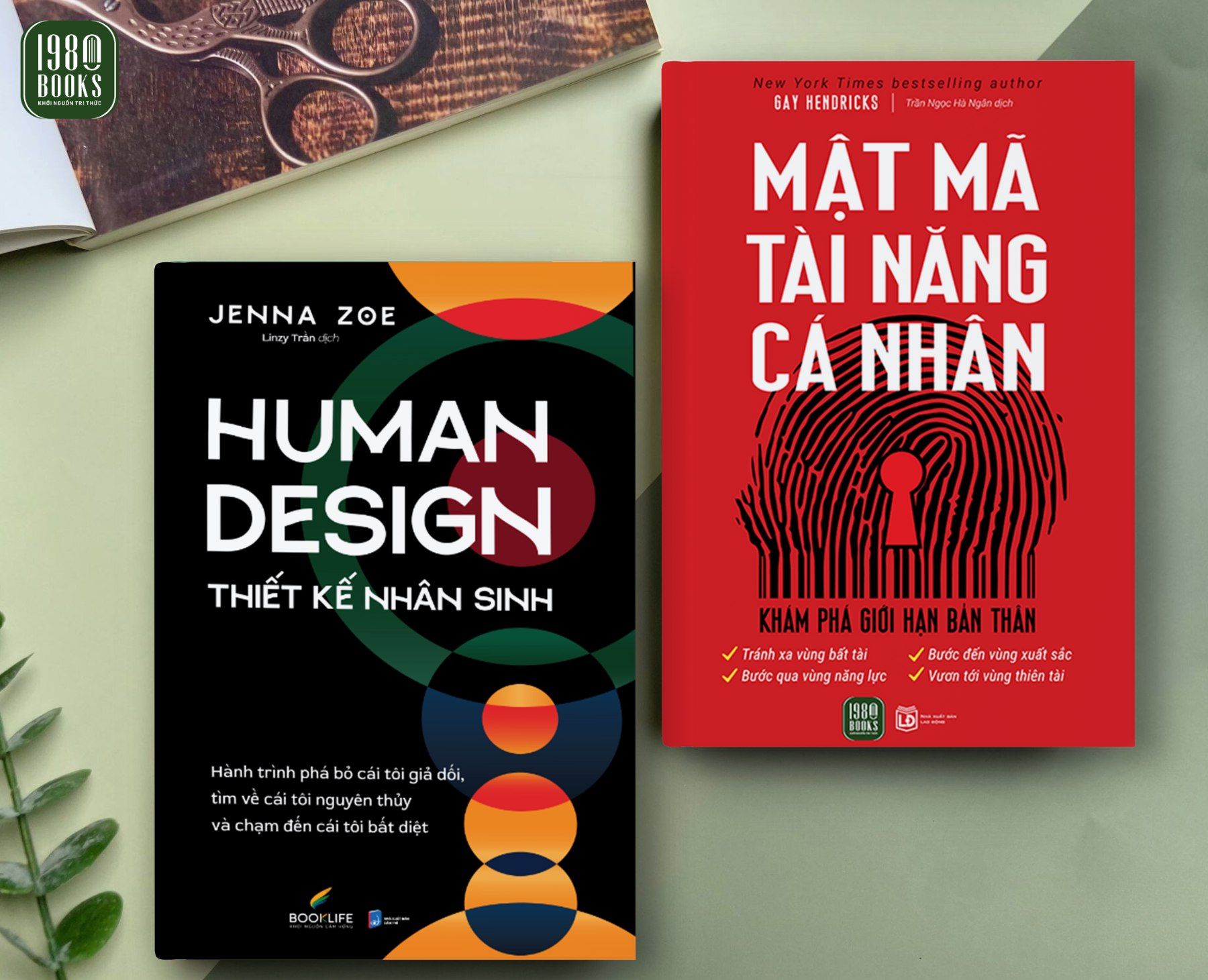  Combo 2 cuốn sách Thiết kế nhân sinh + Mật mã tài năng cá nhân 
