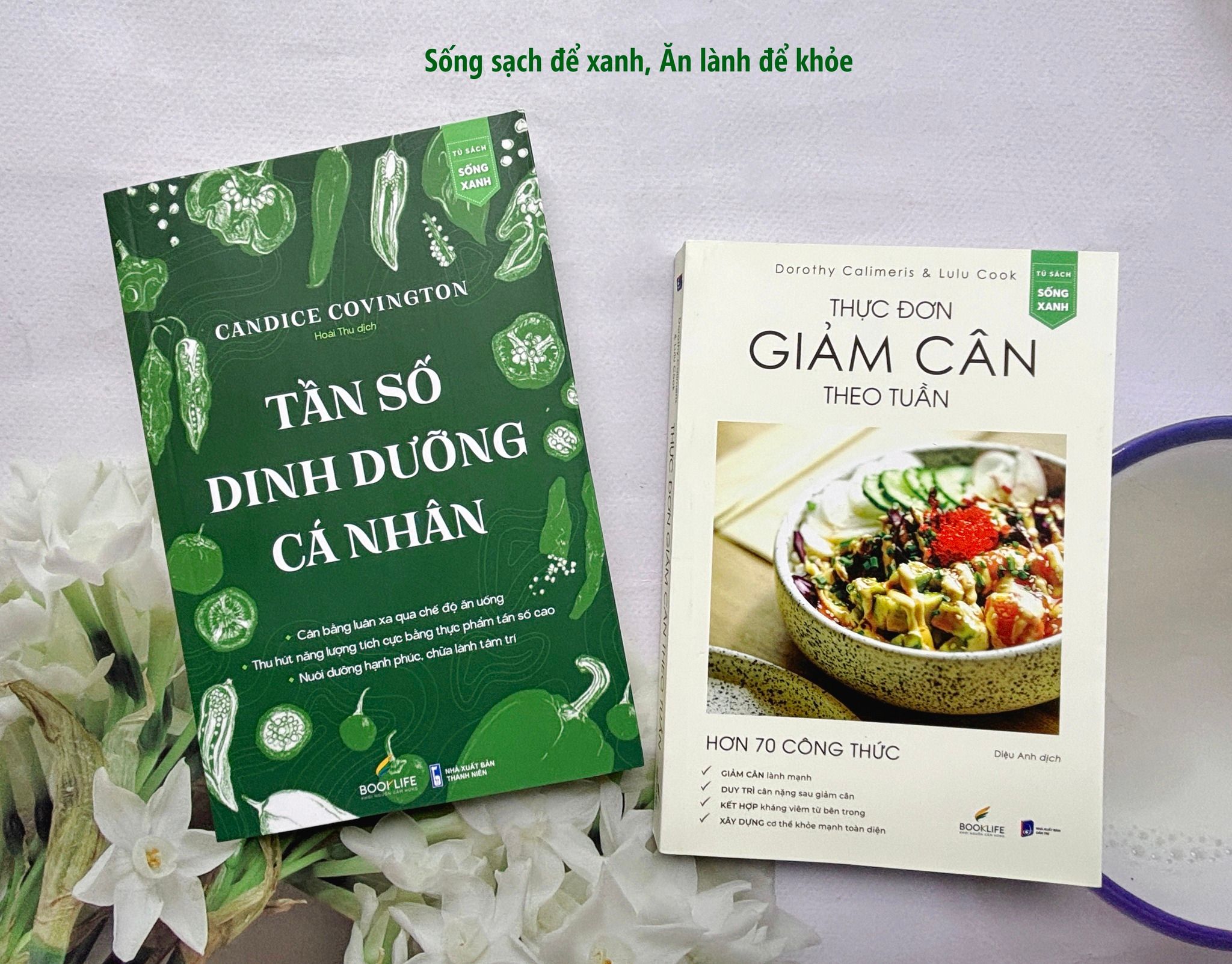  Combo 2 cuốn sách Tần số dinh dưỡng cá nhân + Thực đơn giảm cân theo tuần 