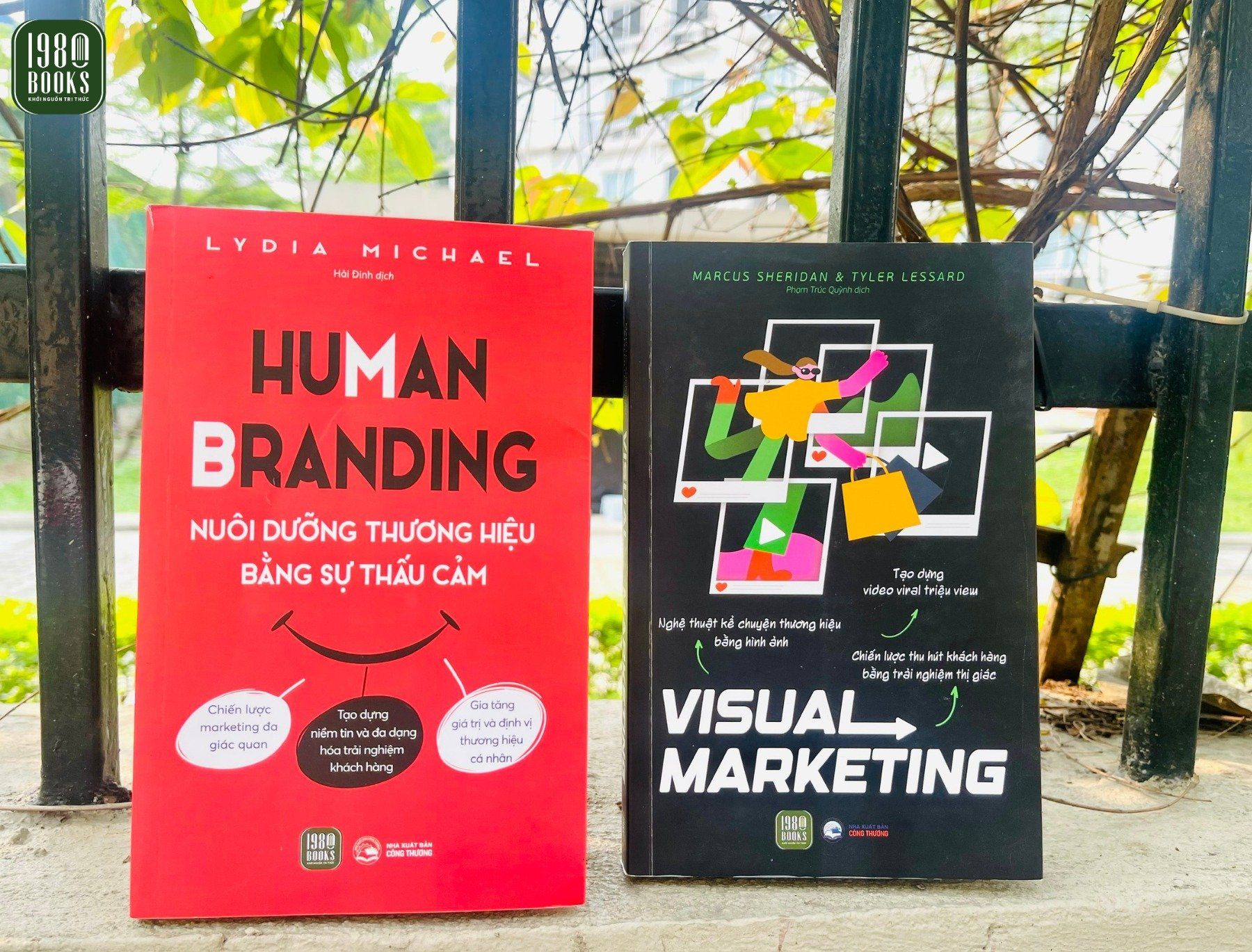 Combo 2 cuốn Human Branding - Visual Marketing 