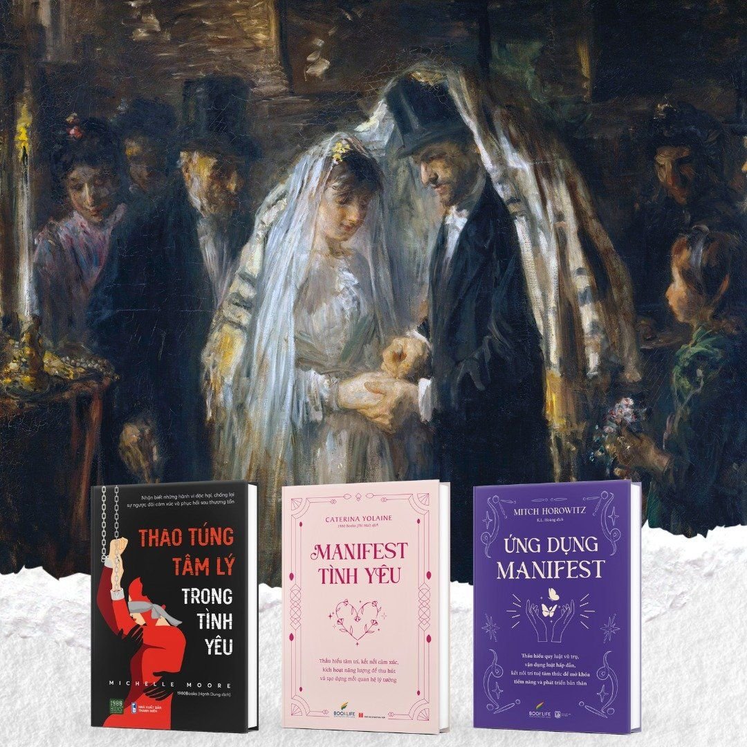  Combo 3 cuốn sách Thao túng tâm lý trong tình yêu + Manifest tình yêu + Ứng dụng manifest 