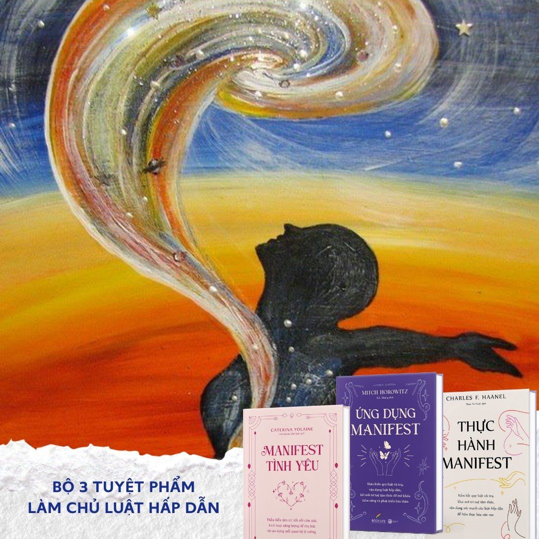  Combo 3 cuốn sách Manifest tình yêu + Ứng dụng manifest + Thực hành manifest 