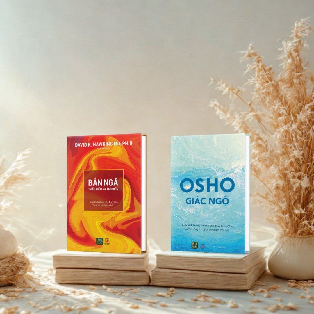  Combo 2 cuốn sách Giác Ngộ (Osho) + Bản ngã: Thấu hiểu và tan biến 