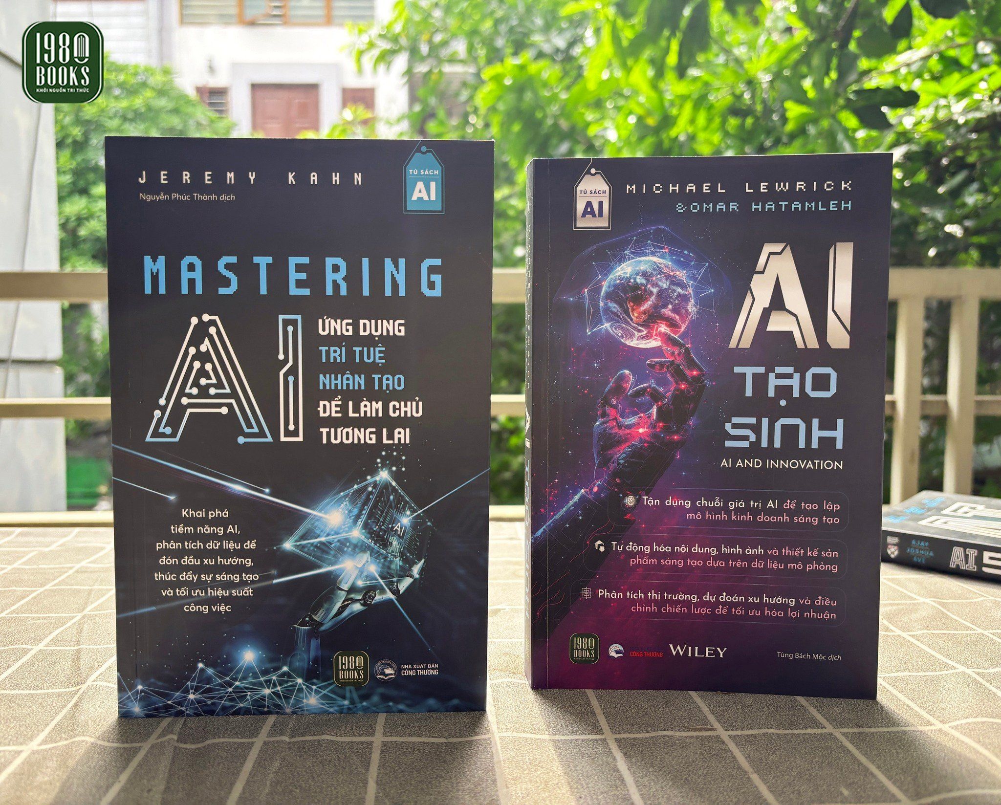  Combo 2 cuốn sách  AI tạo sinh + Mastering AI 