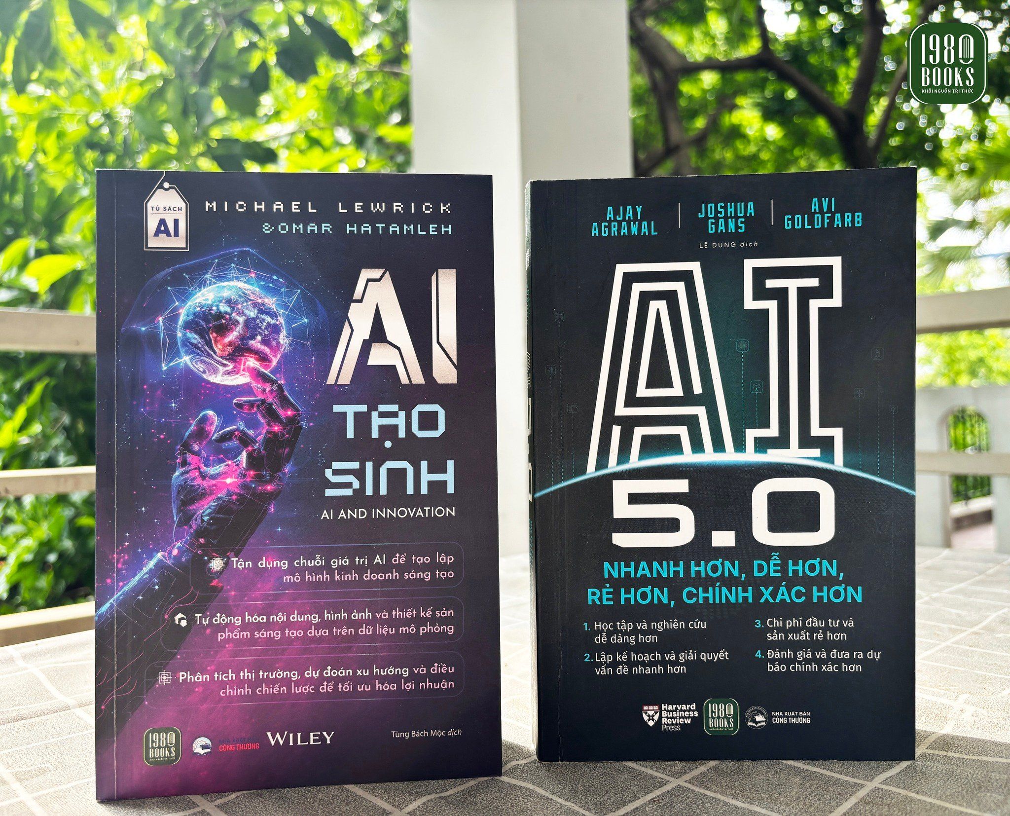  Combo 2 cuốn AI tạo sinh + AI 5.0 - Nhanh hơn, dễ hơn, rẻ hơn, chính xác hơn 