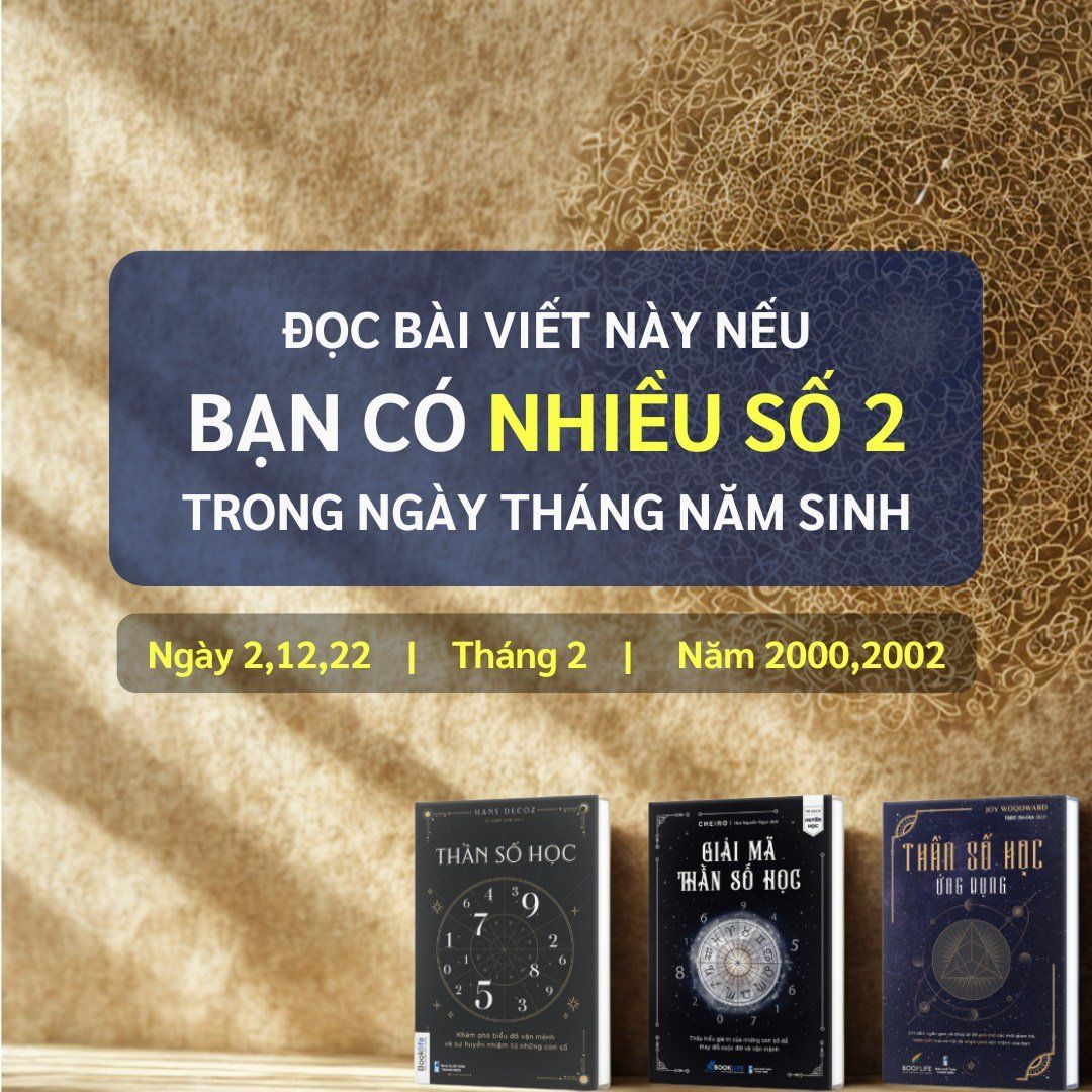  Combo 3 cuốn sách về Thần số học 