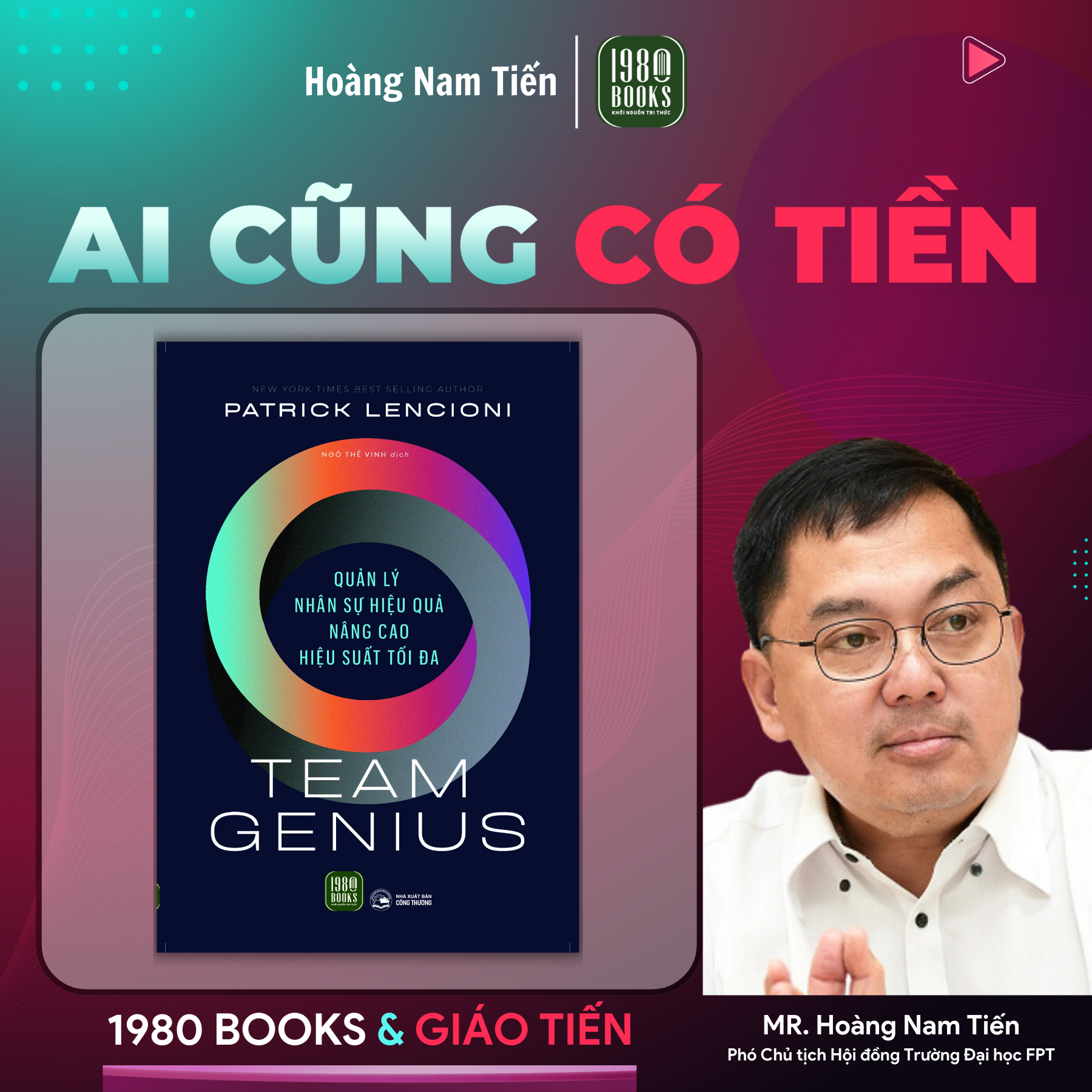 Sách Team Genius - Quản Lý Nhân Sự Hiệu Quả - Nâng Cao Hiệu Suất Tối Đa