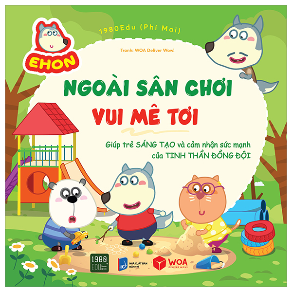 Wolfoo Ehon - Ngoài Sân Chơi Vui Mê Tơi